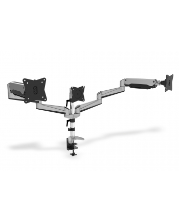 digitus Ramię biurkowe potrójne z zaciskiem, regulowane, 3xLCD, max. 27', max. 6kg, uchylno-obrotowe 360 stopni nr 2