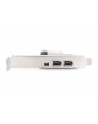 digitus Karta/Kontroler Firewire (400) PCI Exp., 2xZew. 1xZew.(Mini) IEEE1394a 6pin + Mini, Low Profile - nr 47