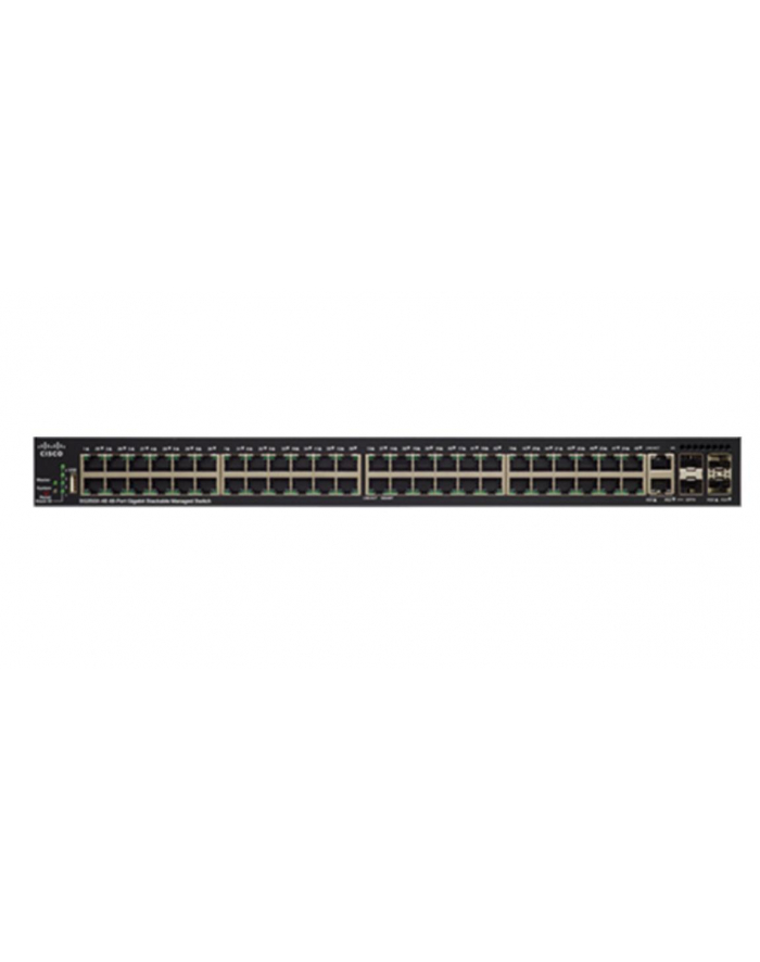 cisco SG350X-48 switch 48x1GbE 2xCombo(RJ45-10GbE/SFP+) 2xSFP+  stack SG350X-48-K9-EU główny