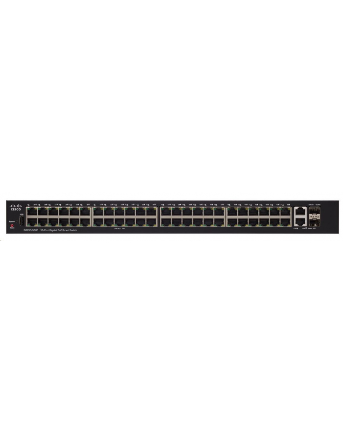 cisco systems Cisco SG250-50HP 50-Port Gigabit PoE Smart Switch główny