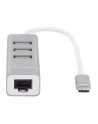 digitus HUB/Koncentrator 3-portowy USB 2.0 HighSpeed Typ C z Fast Etherne - nr 40