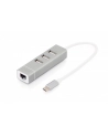 digitus HUB/Koncentrator 3-portowy USB 2.0 HighSpeed Typ C z Fast Etherne - nr 46