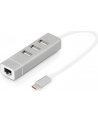 digitus HUB/Koncentrator 3-portowy USB 2.0 HighSpeed Typ C z Fast Etherne - nr 64