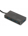 digitus HUB/Koncentrator 4-portowy USB 3.0 SuperSpeed, aktywny, HQ aluminium - nr 40