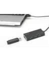 digitus HUB/Koncentrator 4-portowy USB 3.0 SuperSpeed, aktywny, HQ aluminium - nr 66