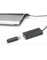 digitus HUB/Koncentrator 4-portowy USB 3.0 SuperSpeed, aktywny, HQ aluminium - nr 72