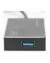 digitus HUB/Koncentrator 4-portowy USB 3.0 SuperSpeed, aktywny, HQ aluminium - nr 78
