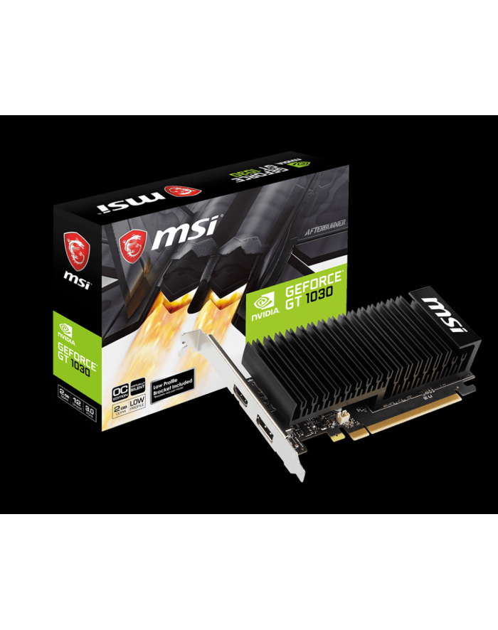 msi GeForce GT 1030 2GB OC DDR4 64BIT HDMI/DP główny