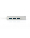 digitus HUB/Koncentrator 3-portowy USB 3.0 SuperSpeed z Gigabit LAN adapter - nr 18
