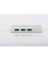 digitus HUB/Koncentrator 3-portowy USB 3.0 SuperSpeed z Gigabit LAN adapter - nr 29