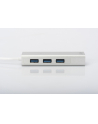 digitus HUB/Koncentrator 3-portowy USB 3.0 SuperSpeed z Gigabit LAN adapter - nr 34