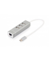 digitus HUB/Koncentrator 3-portowy USB 2.0 HighSpeed Typ C z Fast Etherne - nr 56