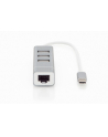 digitus HUB/Koncentrator 3-portowy USB 2.0 HighSpeed Typ C z Fast Etherne - nr 58