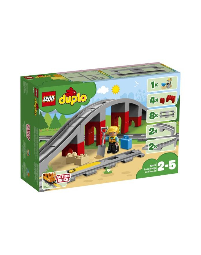 LEGO 10872 DUPLO Tory kolejowe i wiadukt p2 główny