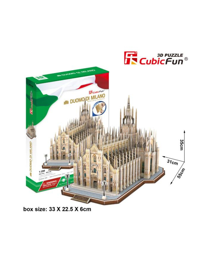 dante Puzzle 3D Katedra w Mediolanie XL 251el. MC210H główny