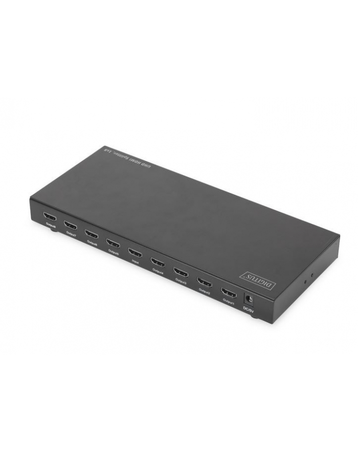 digitus Rozdzielacz/Splitter HDMI 8-portowy, 4096x2160p 4K UHD 3D, HDCP 2.2 główny