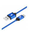 tb Kabel USB-USB C 1.5m niebieski sznurek - nr 1