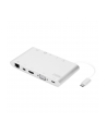 digitus Stacja dokująca USB Typ C, 11 dodatkowych portów, funkcja Dual Monitor, 4K, aluminiowa, srebrna - nr 71