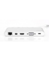 digitus Stacja dokująca USB Typ C, 11 dodatkowych portów, funkcja Dual Monitor, 4K, aluminiowa, srebrna - nr 79