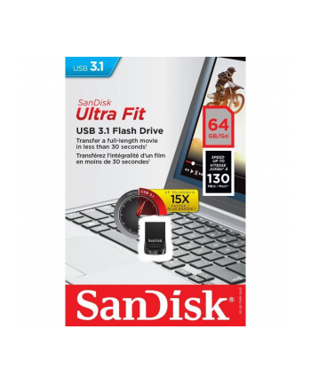 sandisk ULTRA FIT USB 3.1 64GB 130MB/s
