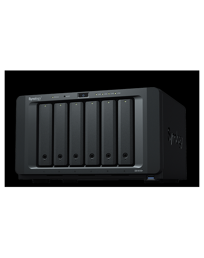 Synology DS1618+ 6x0HDD 4GB 4x2.1Ghz 4xGbE 2xM.2 PCIe główny