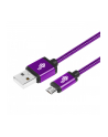 tb Kabel USB-Micro USB 1.5 m fioletowy sznurek - nr 1
