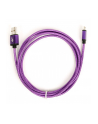 tb Kabel USB-Micro USB 1.5 m fioletowy sznurek - nr 4
