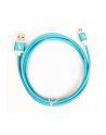 tb Kabel USB-Micro USB 1.5 m błękitny sznurek - nr 5