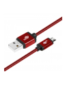 tb Kabel USB-Micro USB 1.5 m rubinowy sznurek - nr 1
