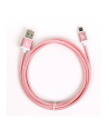 tb Kabel USB-Micro USB 1.5 m różowe złoto sznur - nr 5