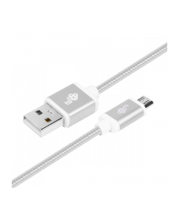 tb Kabel USB-Micro USB 1.5 m srebrny sznurek