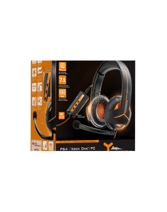 thrustmaster Słuchawki Y-350CPX 7.1 czarno-pomarańczowe PC/X360/Xbox One/PS4 główny