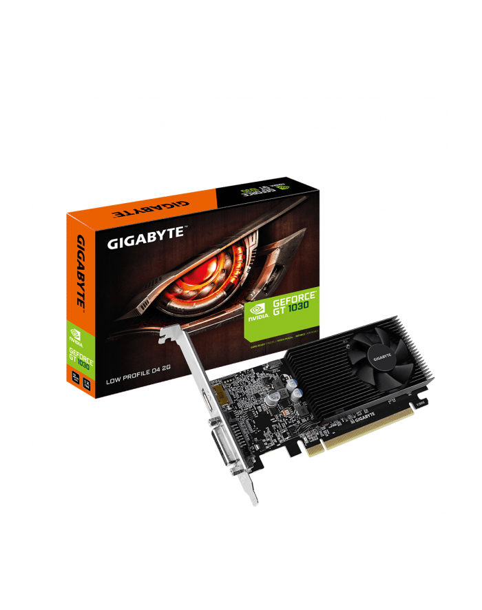 gigabyte Karta graficzna GeForce GT 1030 2GB GDDR4 64BIT HDMI/DVI LP główny
