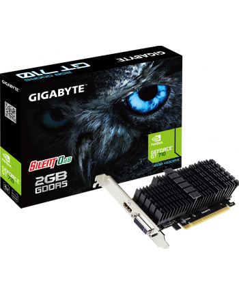 gigabyte Karta graficzna GT710 2GB DDR5 64BIT DVI/HDMI LP