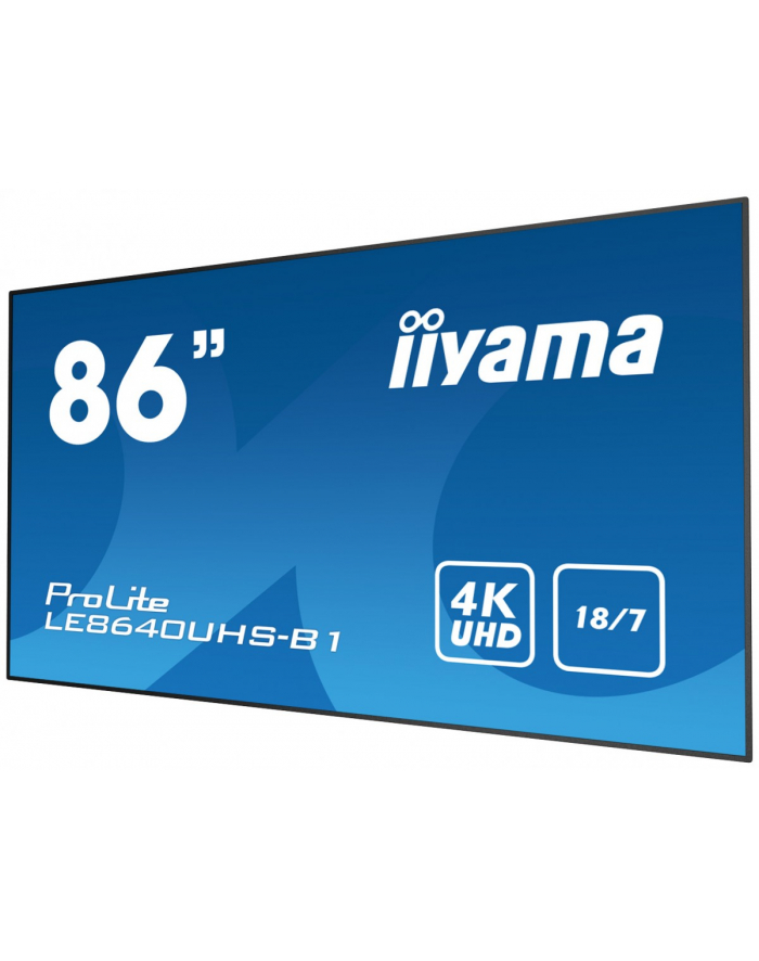 iiyama Ekran 84  LE8640UHS-B1 4K,OPS,18/7,LAN,IPS,DP. główny