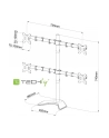 techly Ramię biurkowe na cztery monitory LED/LCD 13-27cali VESA 4x10kg regulowane - nr 4
