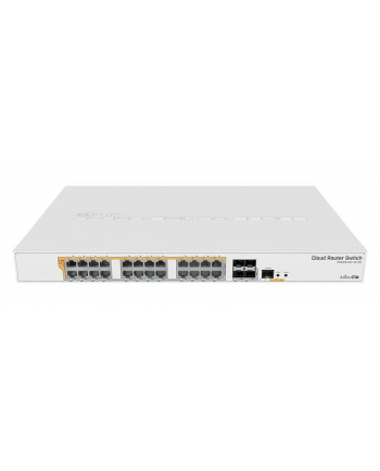 MikroTik CRS328-24P-4S+RM 24xGig LAN, 4xSFP+ Rack 19'' PoE 802.3af/at 500W