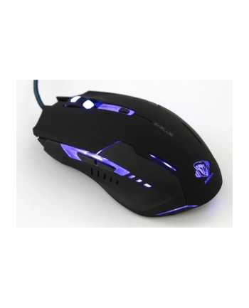e-blue Mysz USB Auroza 3000DPI czarna