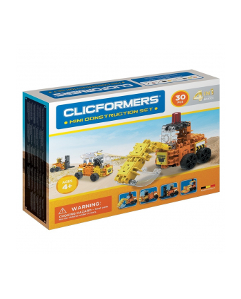 clics toys Klocki CLICFORMERS Maszyny budowlane (4w1) 30el 8004001
