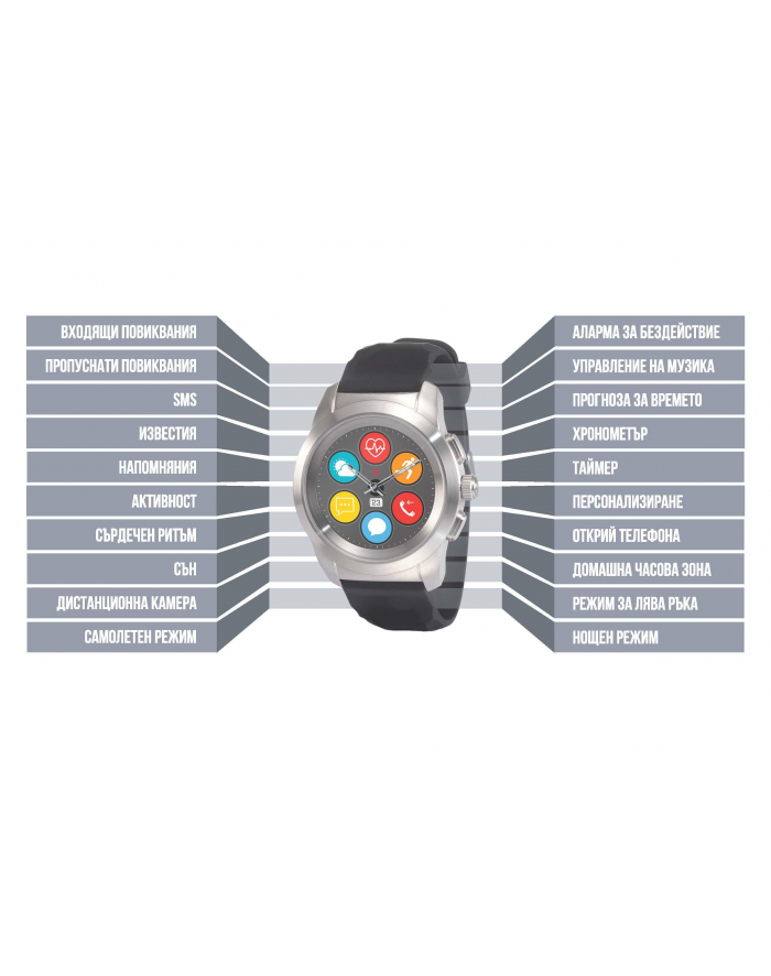 mykronoz Smartwatch ZeTime Elite Regular złoto/milanese główny