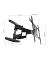 techly Uchwyt ścienny do TV LCD/LED 40-80cali 50kg VESA pełna regulacja czarny - nr 59