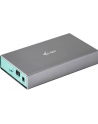 i-tec Obudowa na dysk MySafe USB-C 3.1 Gen.2, HDD 3,5 SATA I/II/III, transfer do 10 Gbps, aluminiowa, kompatybilna z Thunderbolt 3 - nr 25