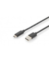 assmann Kabel połączeniowy USB 2.0 HighSpeed Typ USB C/USB A M/M czarny 3 - nr 3