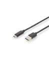 assmann Kabel połączeniowy USB 2.0 HighSpeed Typ USB C/USB A M/M czarny 3 - nr 7