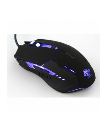 e-blue Mysz USB Auroza 3000DPI czarna nr 1