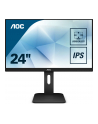 aoc Monitor 23.8 24P1 IPS DVI DP HDMI Pivot Głośniki - nr 29