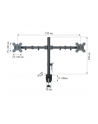 techly Podwójne ramię biurkowe LED/LCD 13-27 cali 2x10kg VESA regulowane - nr 46
