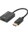 assmann Kabel adapter DisplayPort z zatrzaskiem 1080p 60Hz FHD Typ DP/HDM - nr 10