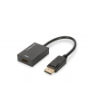 assmann Kabel adapter DisplayPort z zatrzaskiem 1080p 60Hz FHD Typ DP/HDM - nr 1