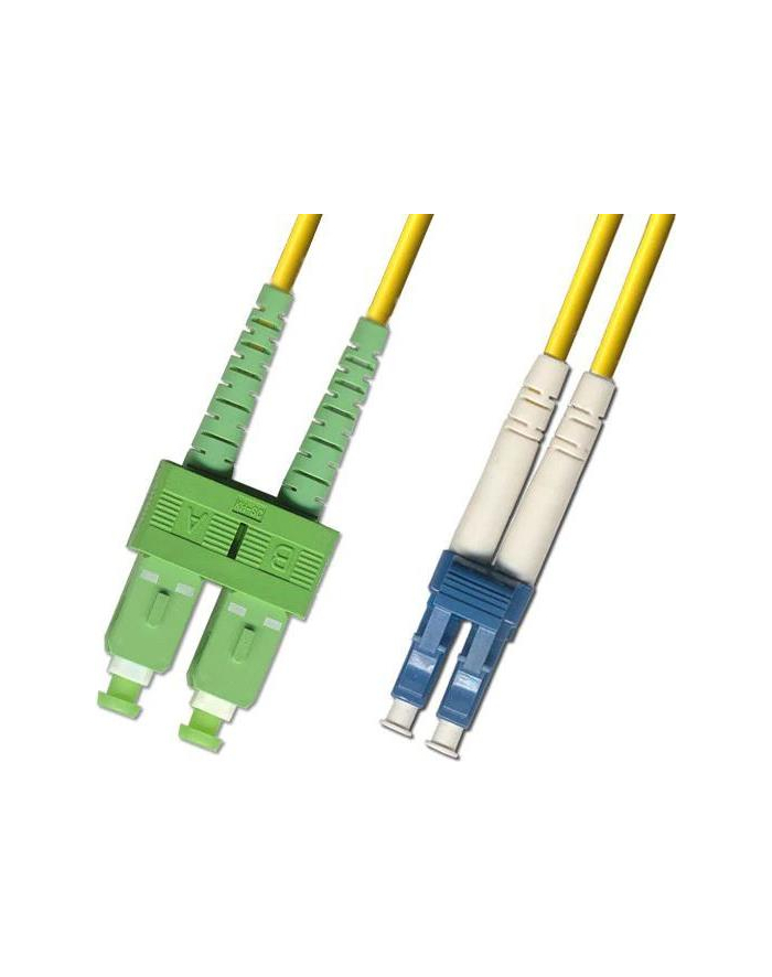 SC/APC-LC/UPC 3m 9/125 OS2 SM Duplex LSZH OD: 2mm, 0.3db główny